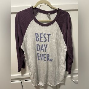 Best Day Ever Disney Style Baseball tee